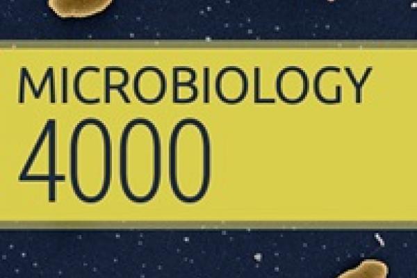 Microbiology 4000 bookcover.
