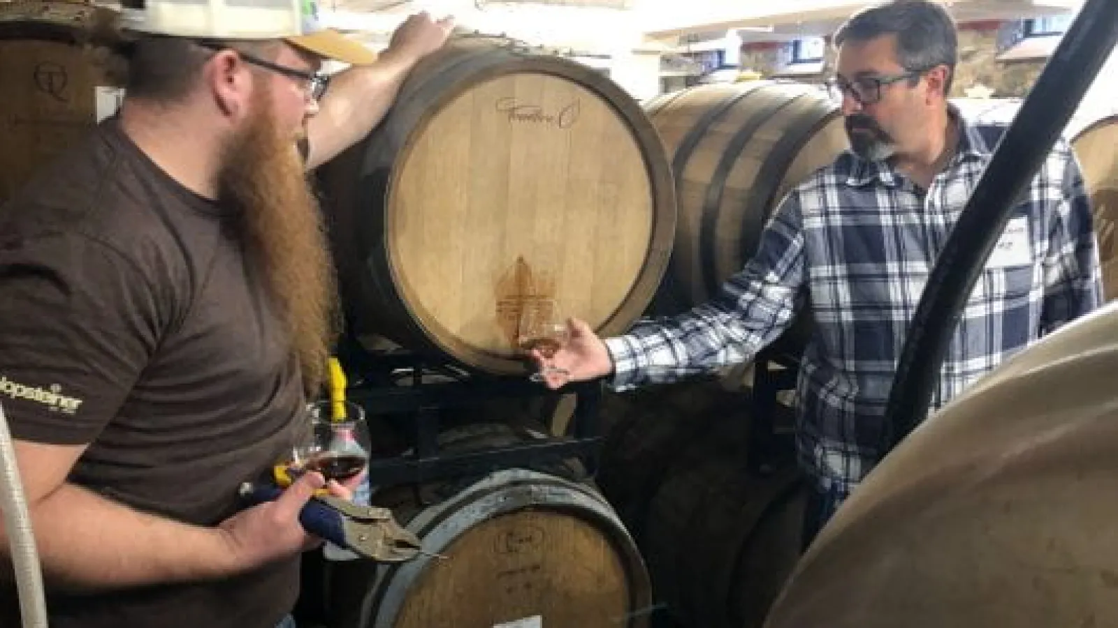 Local brewers attend Wolf’s Ridge Brewing’s Dec. 13 Sour Symposium II workshop in collaboration with the Department of Microbiology. Credit: Courtesy of Cathy Scott