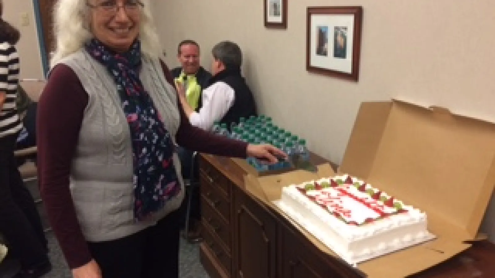 Dr. Henkin's Congratulatory cake
