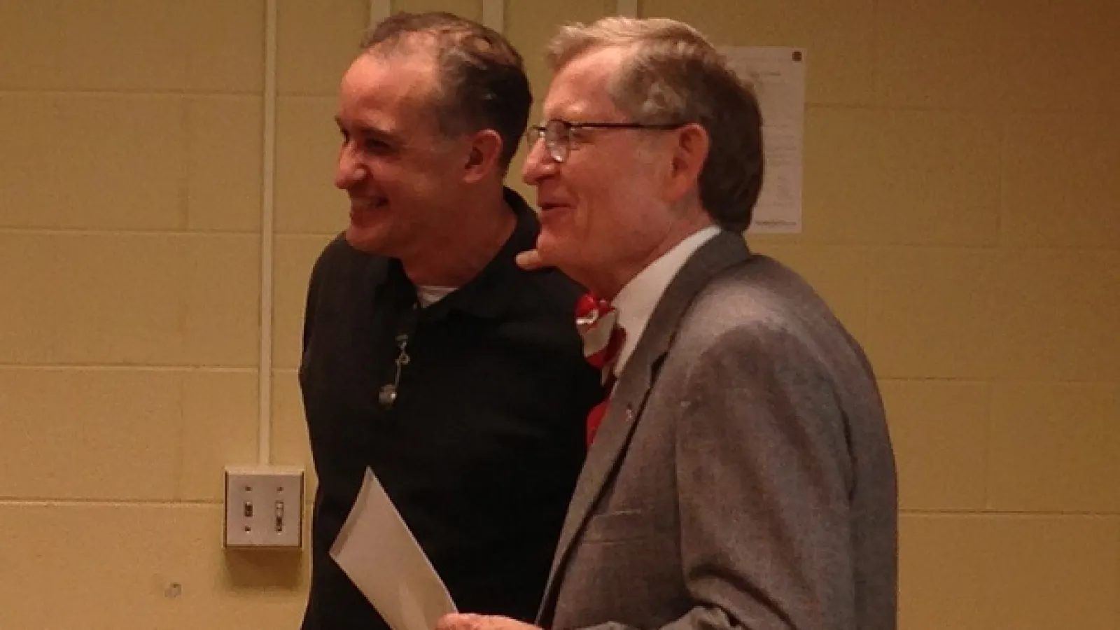 Juan Alfonzo and Gordon Gee