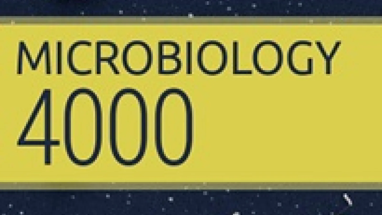 Microbiology 4000 bookcover.