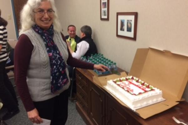 Dr. Henkin's Congratulatory cake