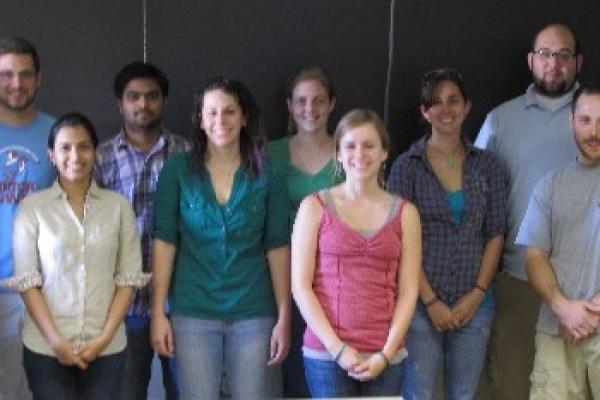 Group of Microbiology graduate students