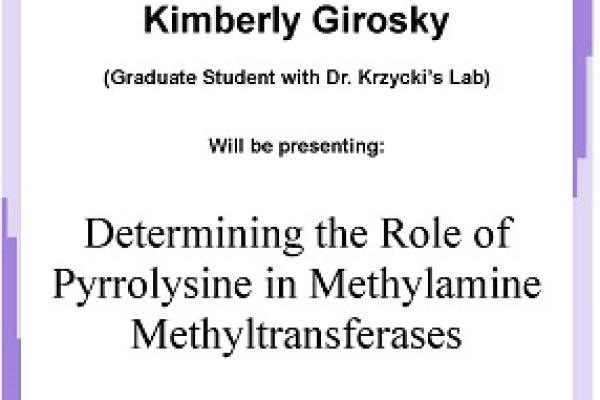 Microbiology 8899 Seminar